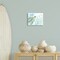 Stupell Industries Turtle in Watercolor Coral Wall Plaque Art Design by Kim Allen
